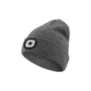 Unisex Rechargeable & Detachable LED Light Up Knit Beanie Hat - Image 4