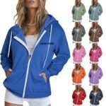 Women's Full Zip Hooded Sweatshirt