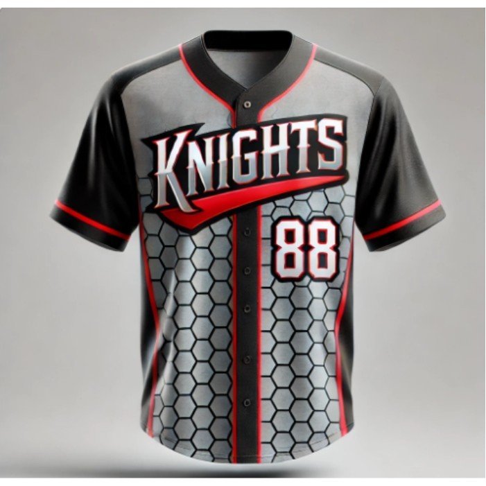 Custom Sublimated Traditional Full Button Baseball Jersey - Image 5