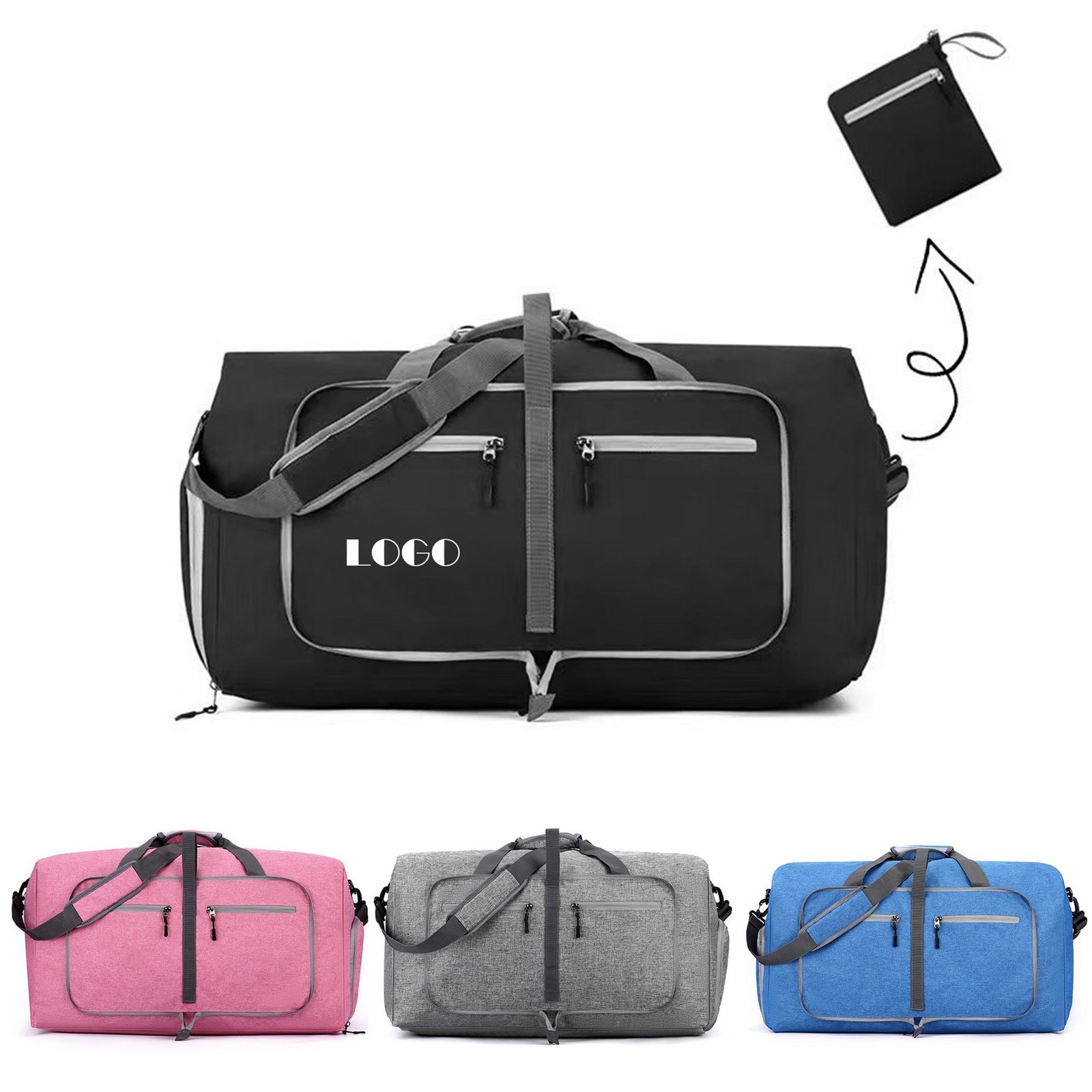 MOQ50 Foldable Travel Duffel Bag