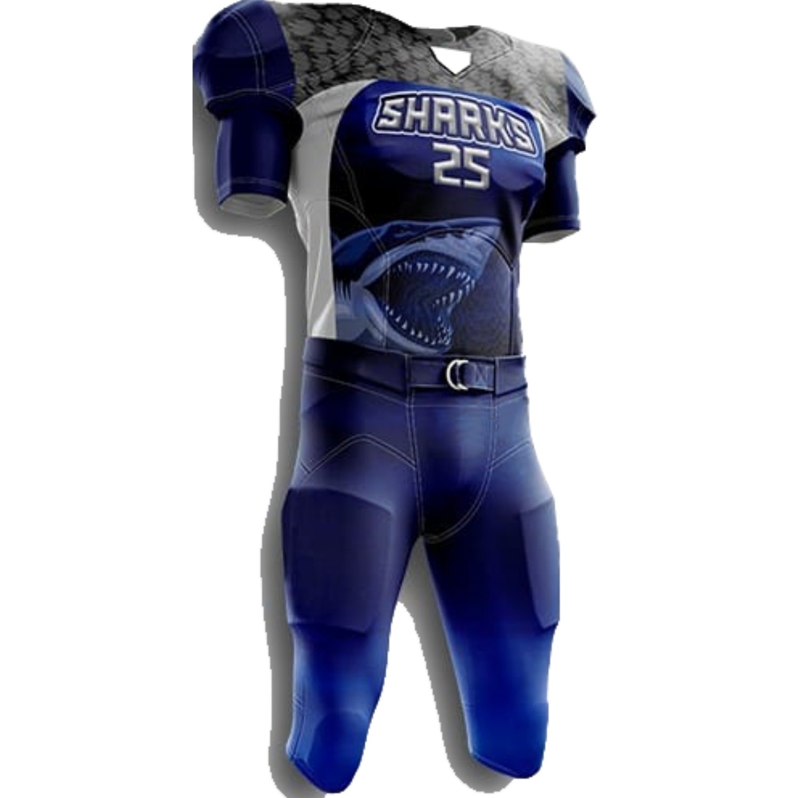 Custom Sublimated Elite Pro Lycra+Mesh Football Jersey - Image 2