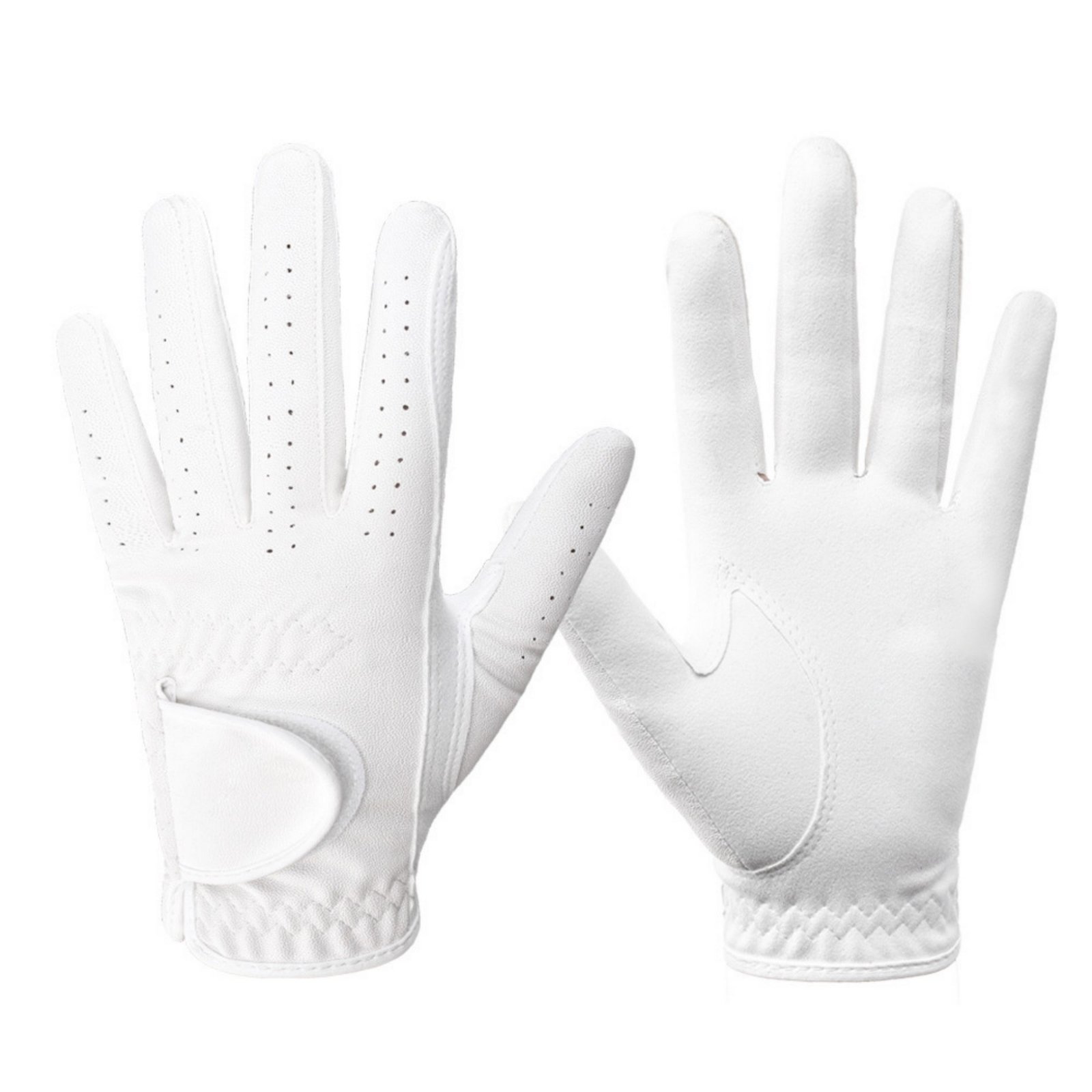Suede Breathable Golf Sports Protective Gloves - Image 4