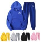 Unisex Sweatsuit Set Long Sleeve Hoodie Pullover Sweatpants