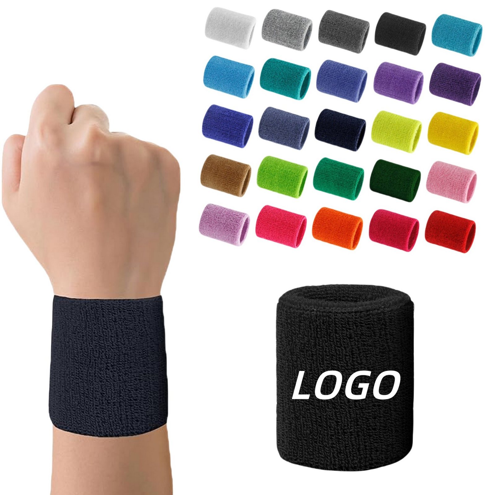 Tennis Wrist Sweatbands Sports Wristbands