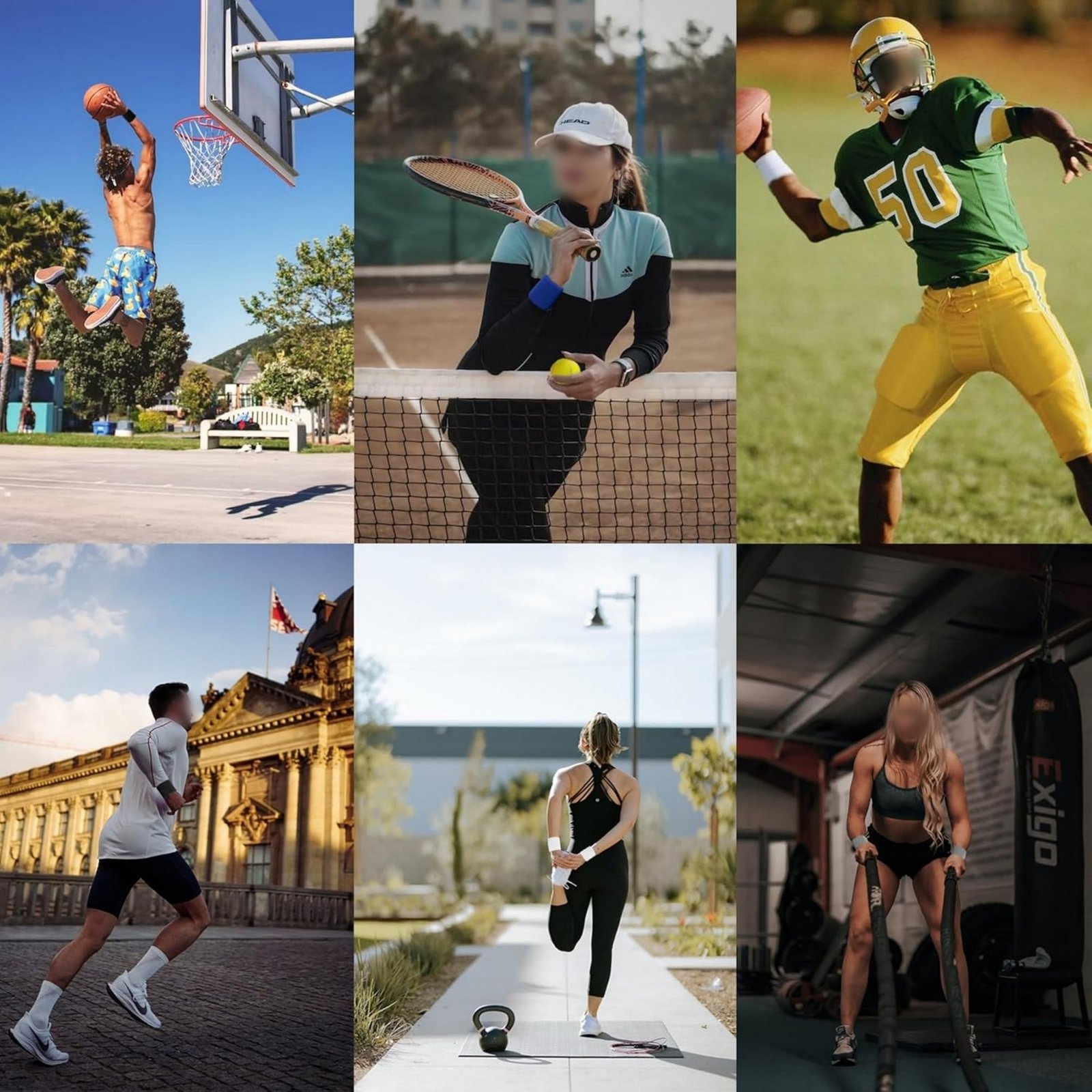 Tennis Wrist Sweatbands Sports Wristbands - Image 3