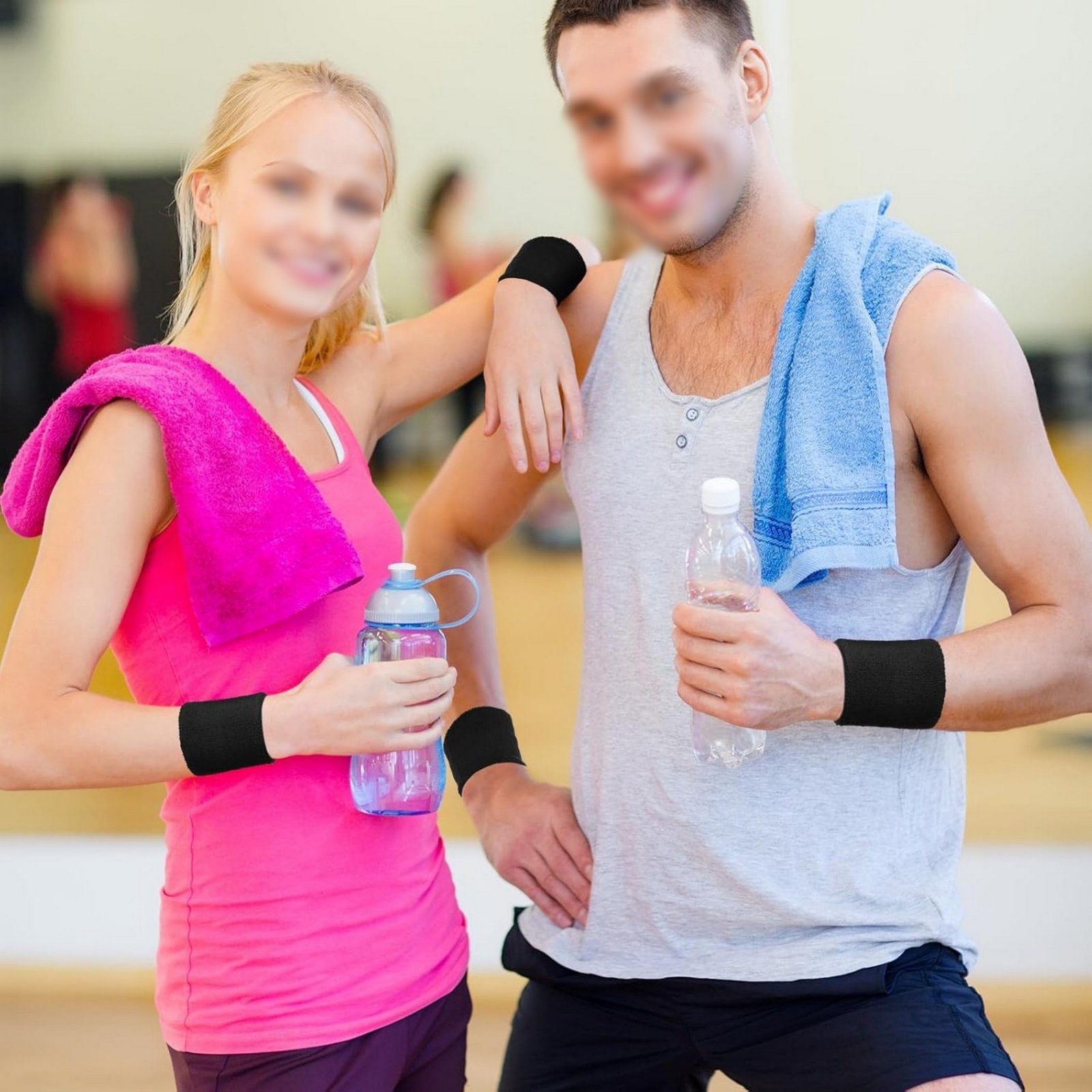 Tennis Wrist Sweatbands Sports Wristbands - Image 4