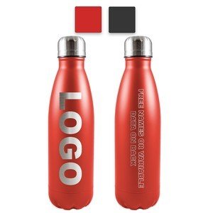 18 Oz. Temperflask Bottle Vacuum Insulated Stainless Steel with Copper