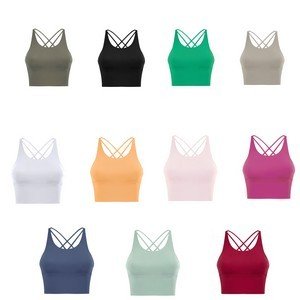 Criss Cross Back Sports Bra - Image 3