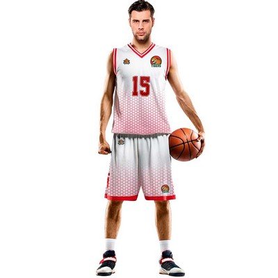 Fully Sublimated Custom Men's Basketball Reversible Jersey - Image 3