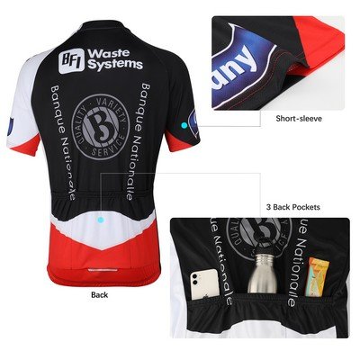 Full Color Dye Sublimated Custom Cycling Jersey Shirt - Image 2