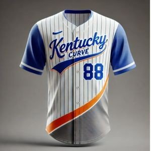 Sublimated Traditional Full Button Baseball Jersey - Image 5