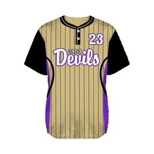 Sublimated Traditional Two-Buttoned Baseball Jersey - Image 3