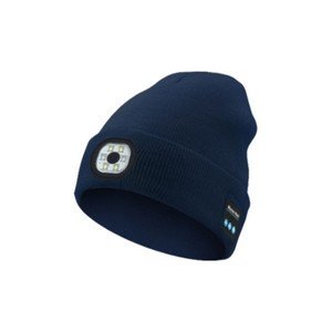 Unisex Knit Beanie with Wireless Headphones & Built-in LED Flashlight - Image 3
