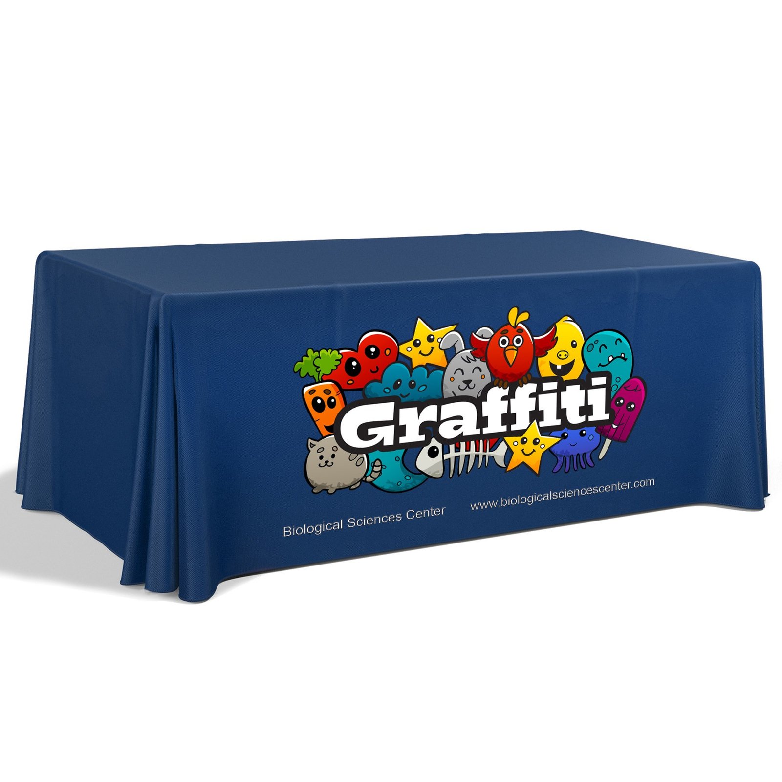 6' Premium Draped Standard Table Cover(Full Color Dye Sublimation) - Image 20
