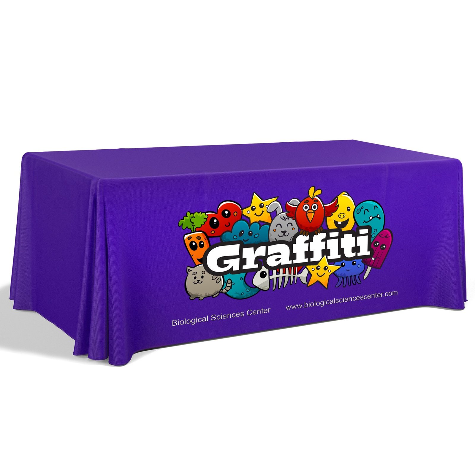 6' Premium Draped Standard Table Cover(Full Color Dye Sublimation) - Image 18