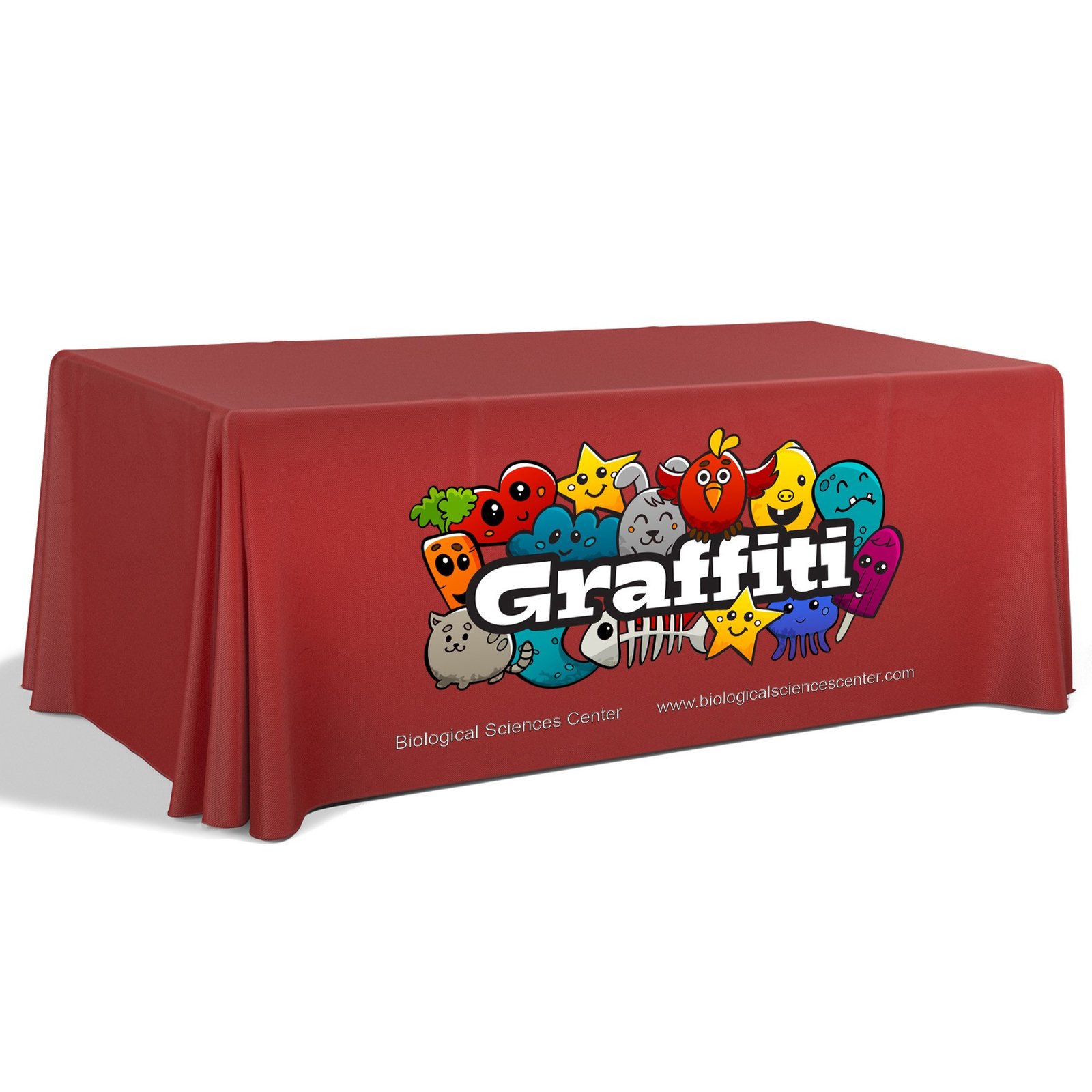 6' Premium Draped Standard Table Cover(Full Color Dye Sublimation) - Image 17