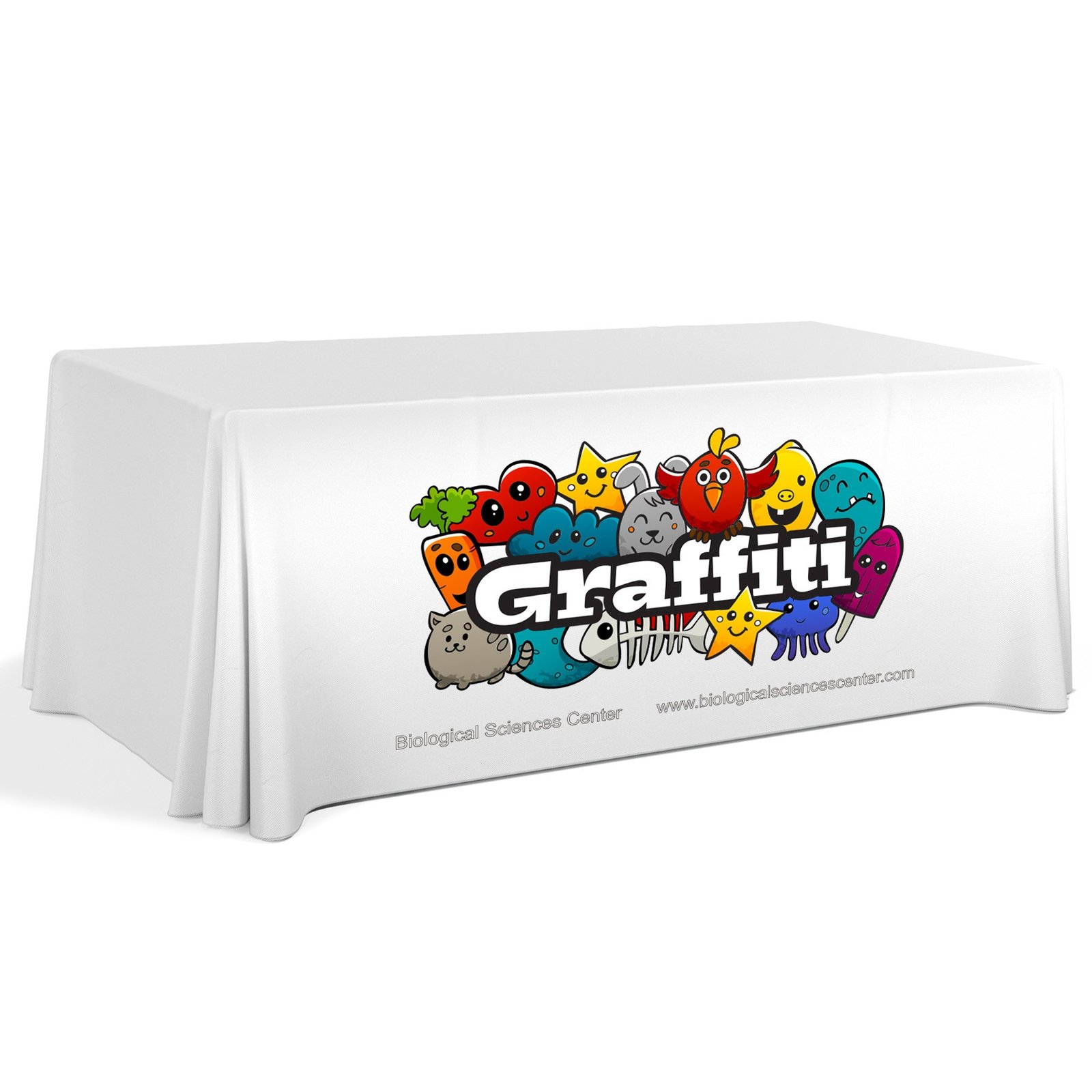 6' Premium Draped Standard Table Cover(Full Color Dye Sublimation) - Image 15