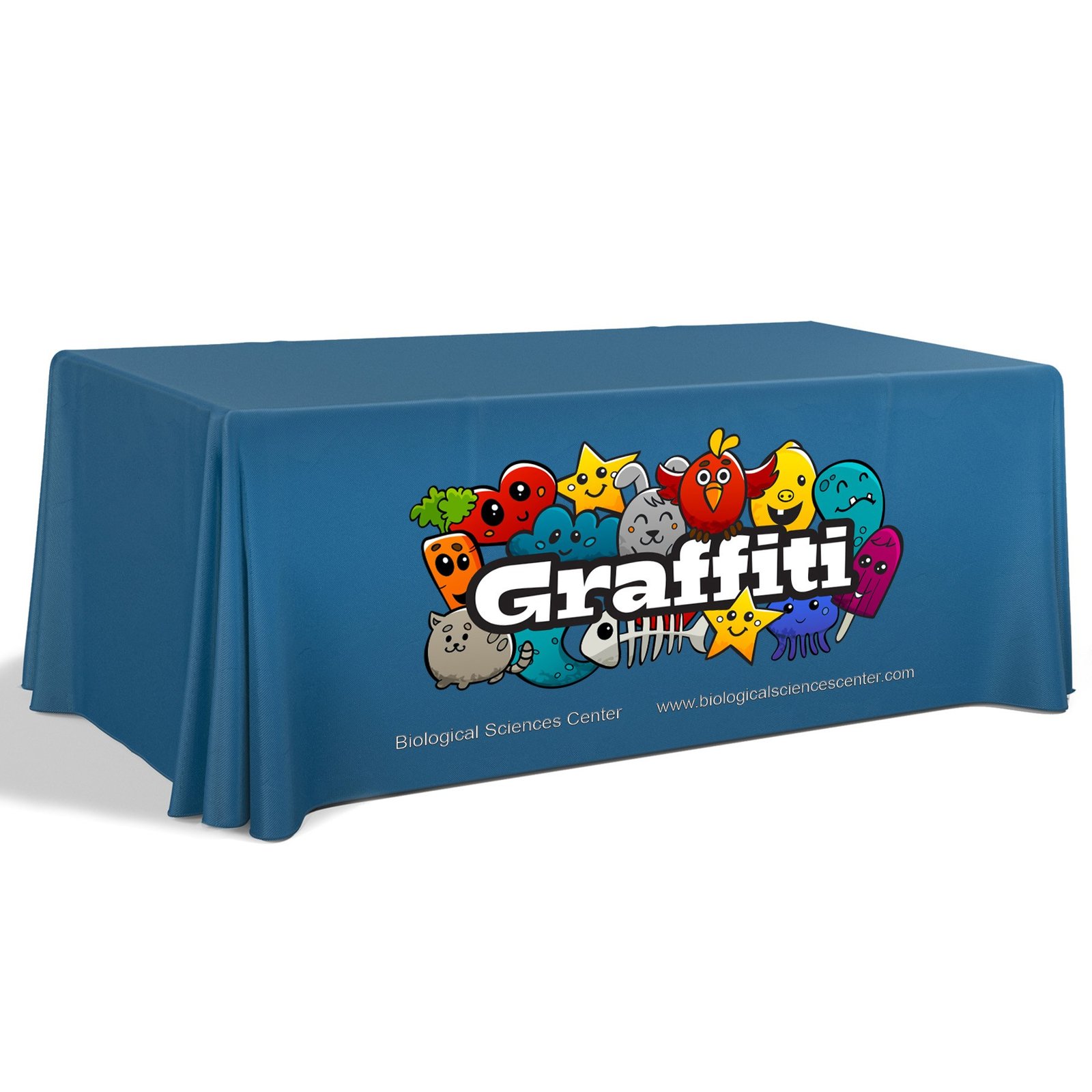 6' Premium Draped Standard Table Cover(Full Color Dye Sublimation) - Image 13