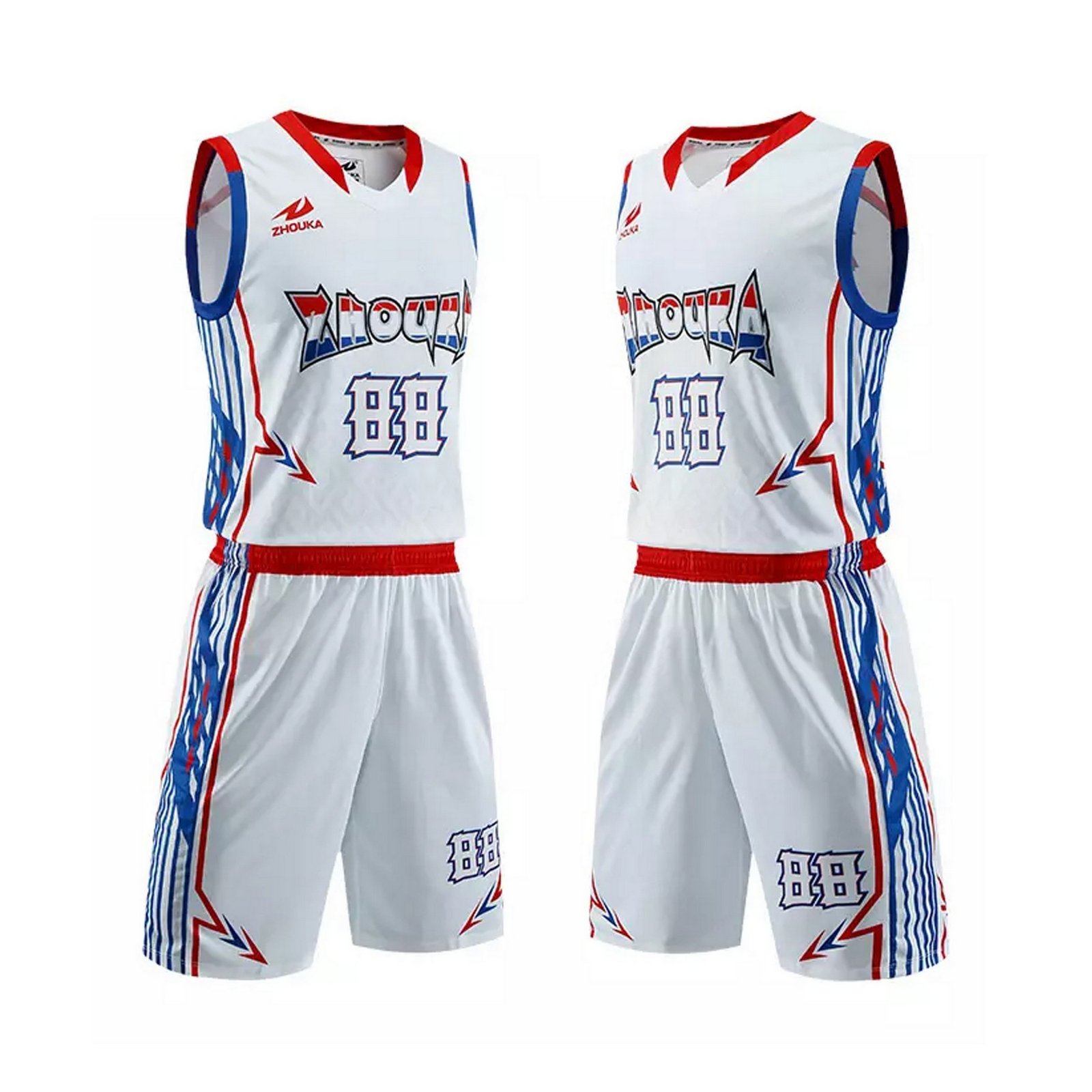 Swish Personalized Basketball Uniform - Jersey And Shorts Set - Image 2