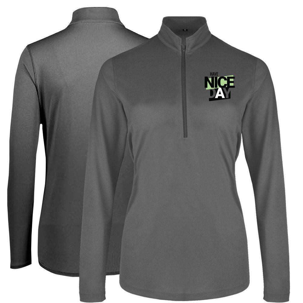 Women's Uv Micro Mesh Quarter Zip Pullover