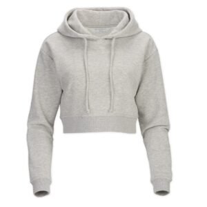 Boxercraft Women's Cropped Fleece Hoodie
