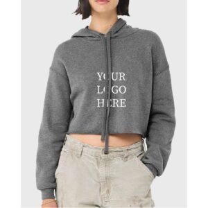 BELLA + CANVAS® Women's Crop Fleece Hoodie