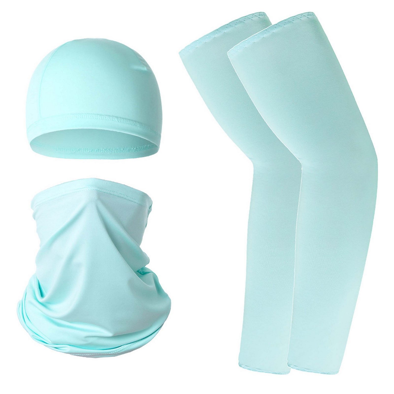 Cycling Hat Scarf Cooling Sleeves Set - Image 15
