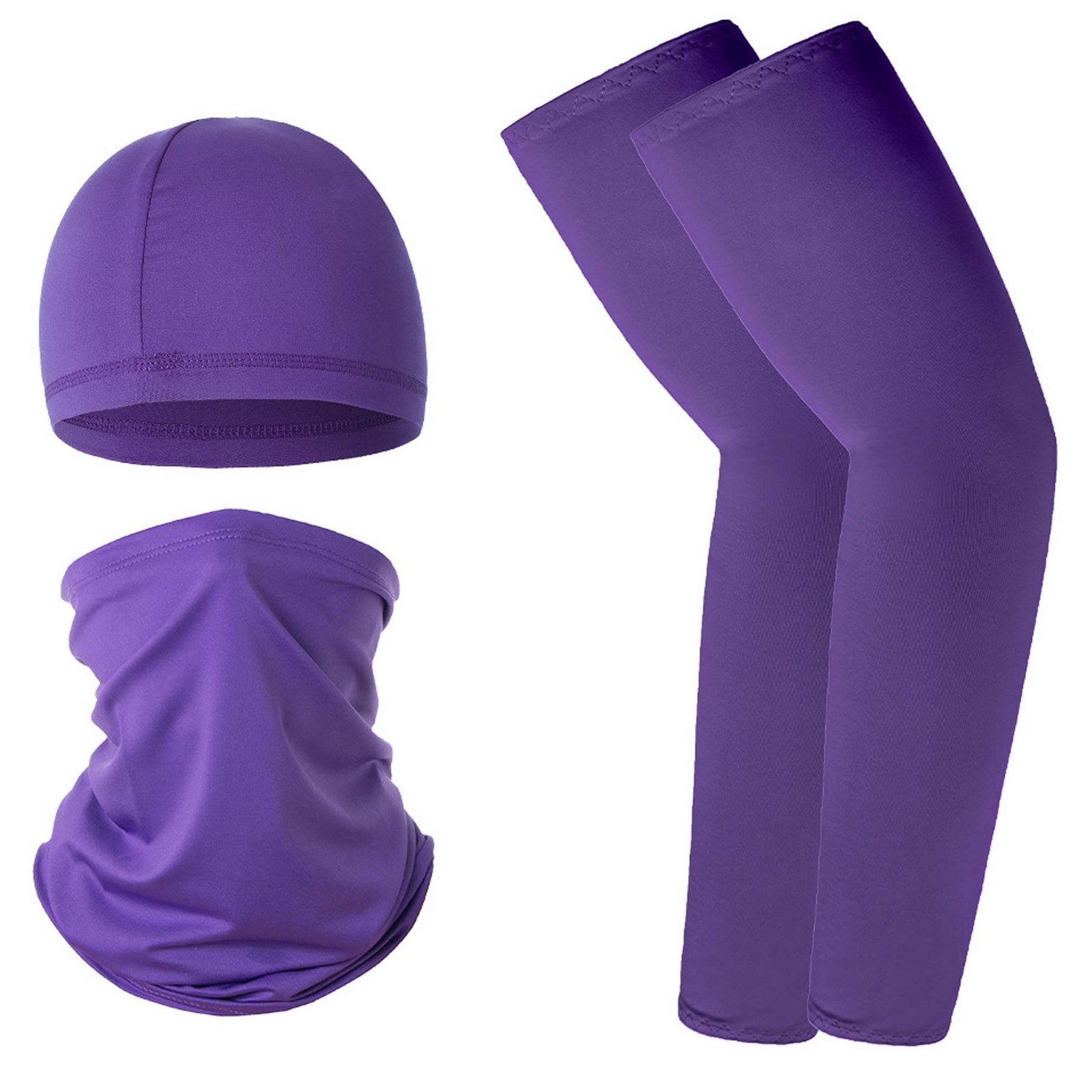 Cycling Hat Scarf Cooling Sleeves Set - Image 7