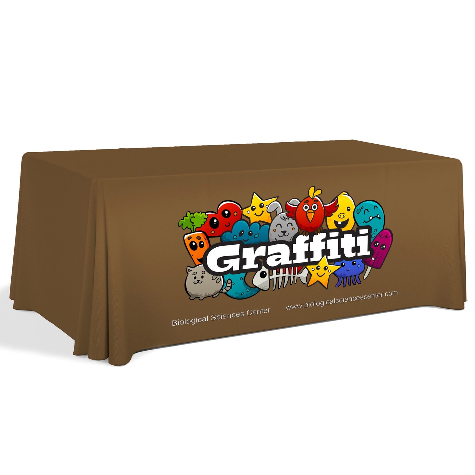 6' Premium Draped Standard Table Cover(Full Color Dye Sublimation) - Image 12