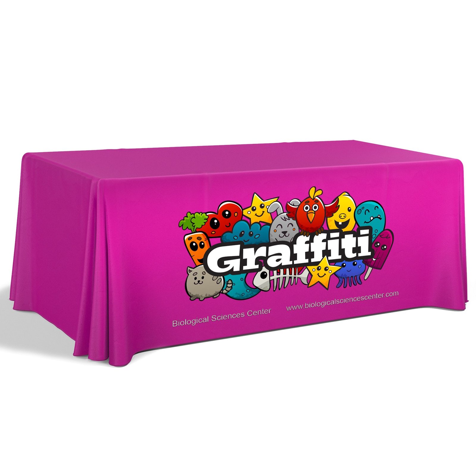 6' Premium Draped Standard Table Cover(Full Color Dye Sublimation) - Image 11
