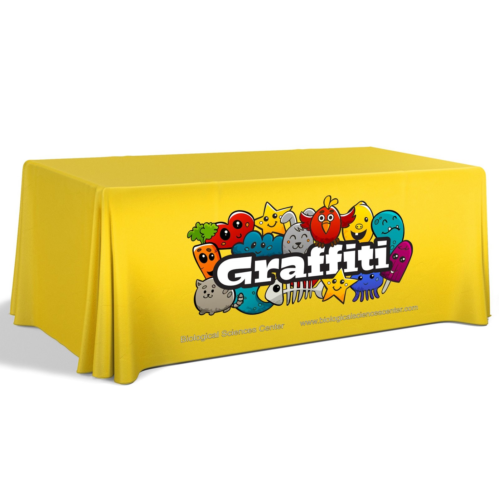6' Premium Draped Standard Table Cover(Full Color Dye Sublimation) - Image 10