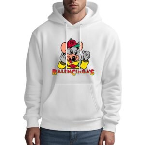 Men's Midweight Polyester Fleece Hooded Sweatshirt