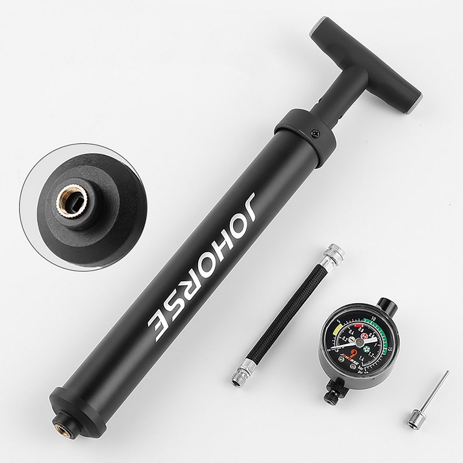 Hand Pump with Pressure Gauge - Image 3