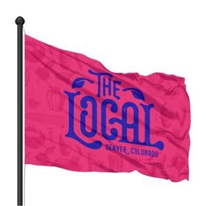 Custom Printed Flags w/Logo (2'x3')